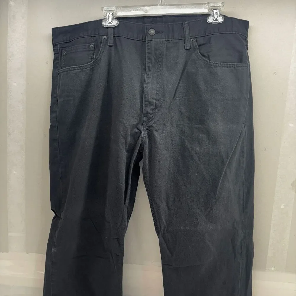 Levi's‎ 505 Men's Jeans Size Actual 41x31 Straight Leg Denim Black Jeans Pants